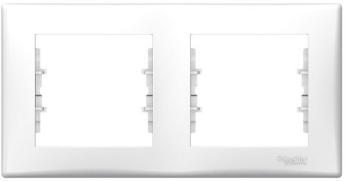 Рамка горизонтальная Schneider Electric Sedna 2-м. белый картинка